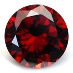 CZ Kubický zirkon - Garnet, pr. 2.50 mm