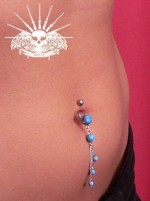 Piercing do pupíku léčivý kámen HWNSCSP