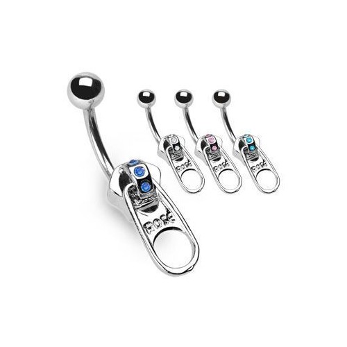 Piercing banánek chirurgická ocel Zip HWNSLF393