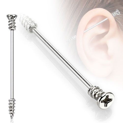 Industrial piercing - šroub, 1,6 x 38 mm