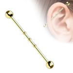 Industrial piercing (černá)