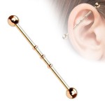 Industrial piercing (černá)