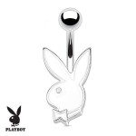 Piercing do pupíku zajíček Playboy (červená)