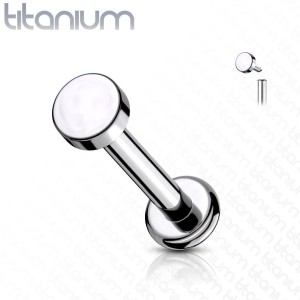 Piercing do brady - labreta titan 1,2 x 8 mm