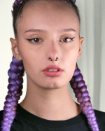 Černý falešný magnetický septum piercing do nosu