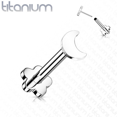 PUSH IN piercing do brady / ucha TITAN 1,2 x 8 mm