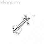 PUSH IN piercing do brady / ucha TITAN (1,2 x 8 mm)