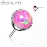 Kamínek k PUSH IN piercing do nosu TITAN (2 mm)