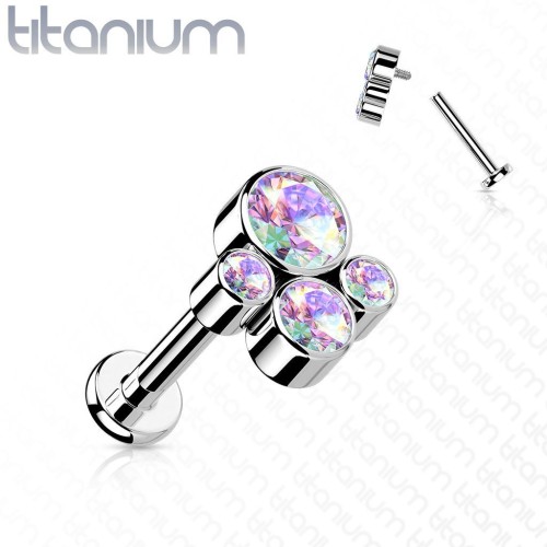 Piercing do brady / ucha TITAN (1,2 x 6 mm)