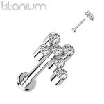 Piercing do brady / ucha TITAN (1,2 x 6 mm)