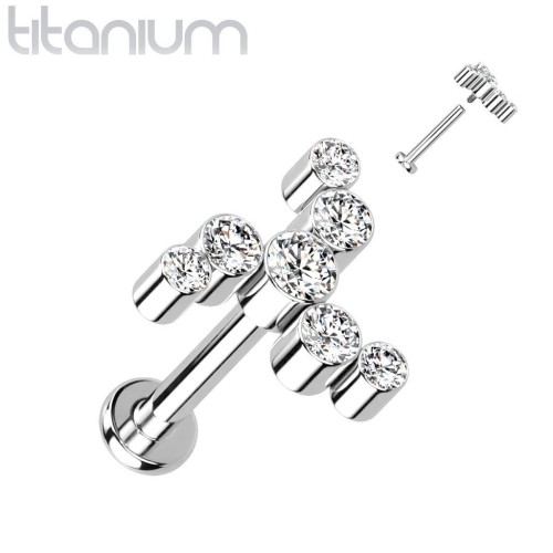 Piercing do brady / ucha TITAN (1,2 x 6 mm)