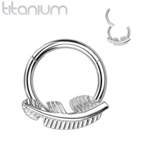 Segment kruh - helix / cartilage / tragus / septum piercing TITAN