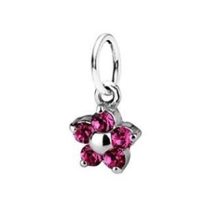 Dětský přívěsek kytička, Crystals from SWAROVSKI® Rose