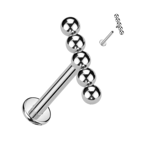 Piercing do brady - labreta titan 1,2 x 8 mm