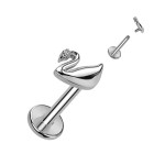 Piercing do brady - labreta TITAN, 1,2 x 8 mm