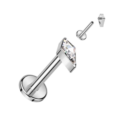 Piercing do brady - labreta TITAN (1,2 x 6 mm)