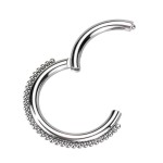 Piercing segment kruh ozdobný (1,2 x 8 mm)