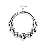 Segment kruh - helix / cartilage / tragus / septum piercing TITAN (1,2 x 8 mm)