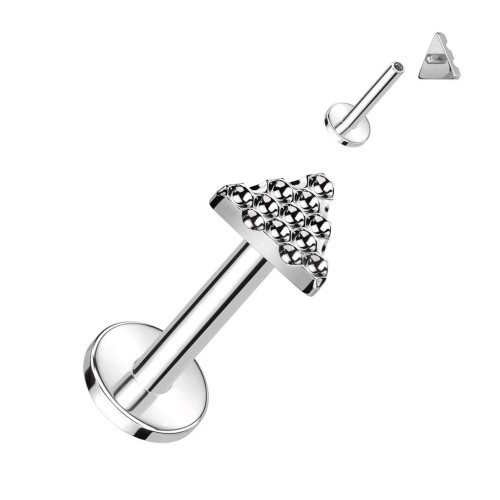 Piercing do brady - labreta TITAN (1,2 x 8 mm)