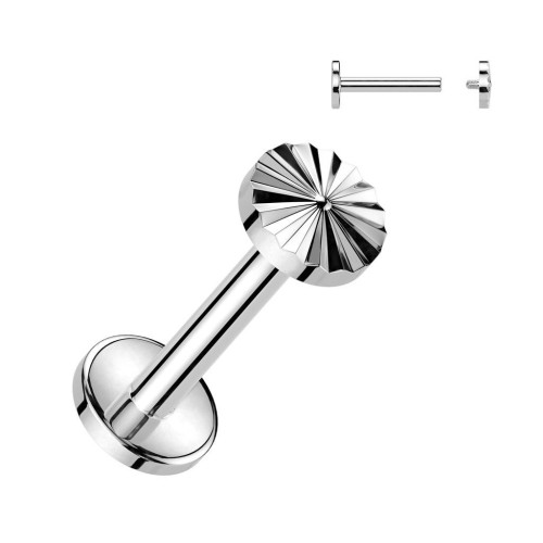 Piercing do brady - labreta TITAN (1,2 x 8 mm)