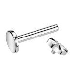 Piercing do brady - labreta TITAN (1,2 x 8 mm)