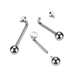 Christina piercing TITAN (1,6 x 10 mm)