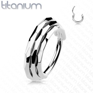 Segment kruh - helix / cartilage / tragus / septum piercing TITAN