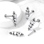 Piercing do brady / ucha TITAN (1,2 x 6 mm)