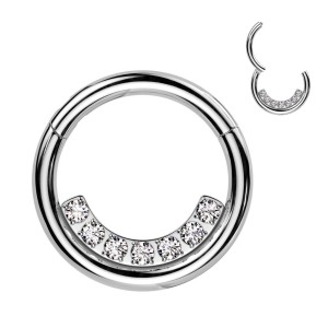 Piercing septum / helix / cartilage se zirkony