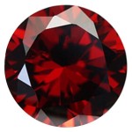 CZ Kubický zirkon - Garnet, 100 ks (1,00 mm)