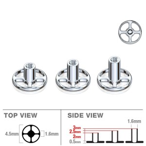 Microdermal base - kotva TITAN, závit 1,6 mm