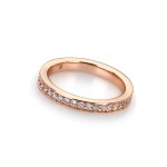 Stříbrný prsten Hot Diamonds Emozioni Infinito Rose Gold vel. 58