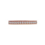 Stříbrný prsten Hot Diamonds Emozioni Infinito Rose Gold vel. 58